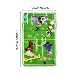 15pcs Football Maze Pinball Game Puzzle Toy For Kids, Party Favors